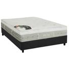 Cama Box Casal: Colchão Molas Ensacadas Castor Pocket Gold Star SLX Gran Plush Látex + Base CRC Suede Gray(138x188)
