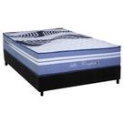 Cama Box Casal: Colchão Molas MasterPocket Ensacadas Paropas La Confort + Base CRC Suede Black (138x188)