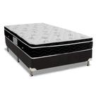 Cama Box Casal: Colchão Molas Ortobom Nanolastic Physical Spring + Base CRC Suede Black(138x188) Cama Box Casal: Colchão Molas Ortobom Nanolastic Physical Spring + Base CRC Suede Black(138x188)