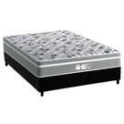 Cama Box Casal: Colchão Molas Probel MasterPocket Ensacadas Evolution + Base CRC Suede Black(138x188)