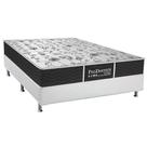 Cama Box Casal: Colchão Molas Probel Prolastic ProDormir Sleep + Base CRC Courano Branco(138x188)