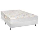Cama Box Casal: Colchão Ortopédico Castor Sleep Firme + Base CRC Courano White(138x188) Cama Box Casal: Colchão Ortopédico Castor Sleep Firme + Base CRC Courano White(138x188)