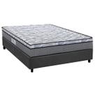 Cama Box Casal: Colchão Ortopédico Herval D60 / AG65 Perpetual + Base CRC Suede Gray (138x188) Cama Box Casal: Colchão Ortopédico Herval D60 / AG65 Perpetual + Base CRC Suede Gray (138x188)