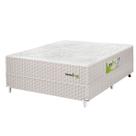 Cama box casal + colchão ortopedico kenko light (138x188x57) bege Cama box casal + colchão ortopedico kenko light (138x188x57) bege