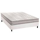 Cama Box Casal: Colchão Ortopédico Paropas D28 / Master AG80 Prata Double Face 17 + Base CRC Courano White (138x188) Cama Box Casal: Colchão Ortopédico Paropas D28 / Master AG80 Prata Double Face 17 + Base CRC Courano White (138x188)