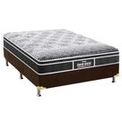 Cama Box Casal: Colchão Ortopédico Probel D28/EP Anatômico Guarda Costas Prómiddle Plus + Base CRC Suede Brown(138x188)