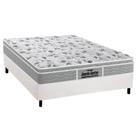 Cama Box Casal: Colchão Ortopédico Probel D45/EP Guarda Costas Próextreme Plus + Base CRC Courano White(138x188)