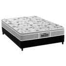 Cama Box Casal: Colchão Ortopédico Probel D45/EP Guarda Costas Próextreme Plus + Base CRC Suede Black(138x188)