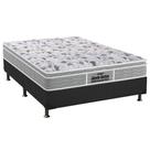 Cama Box Casal: Colchão Ortopédico Probel D45/EP Guarda Costas Próextreme Plus + Base CRC Suede Gray(138x188)