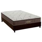 Cama Box Casal: Colchão Ortopédico Probel Guarda Costas Extra Firme + Base CRC Suede Brown(138x188) Cama Box Casal: Colchão Ortopédico Probel Guarda Costas Extra Firme + Base CRC Suede Brown(138x188)