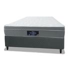 Cama Box Casal com Colchão Dabe Pegasus EXTRA FIRME - Linha Constellation CASAL PADRÃO - Molas Ensacadas - 138x188
