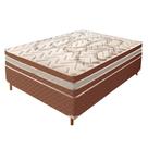 Cama Box Casal com Colchão de Molas Ensacadas 30x138x188cm e Base Samambaia Cama Box Casal com Colchão de Molas Ensacadas 30x138x188cm e Base Samambaia