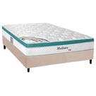 Cama Box Casal com Colchão Herval Meditare Molas Ensacadas 138x188x69cm MS