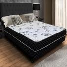 Cama Box Casal Conjugada 138x188 cm Espuma D28, Conforto e Durabilidade Cama Box Casal Conjugada 138x188 cm Espuma D28, Conforto e Durabilidade