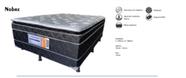 Cama box casal conjugada (138x188x55) preta ou vermelha