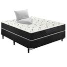 Cama Box Casal Conjugada Ortopédica 2 Travesseiros