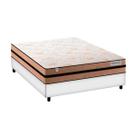 Cama Box Casal e Colchão Smart Milano Plumatex Flat Pillow Cama Box Casal e Colchão Smart Milano Plumatex Flat Pillow