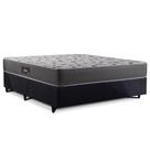 Cama Box Casal Herval Black com Espuma Alto Suporte, 64x138x188 cm