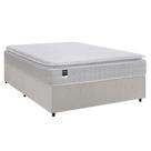 Cama Box Casal King Colchão Molas Ensacadas Gazin Com Pillow Tower New 193x203x73cm Branco Cama Box Casal King Colchão Molas Ensacadas Gazin Com Pillow Tower New 193x203x73cm Branco