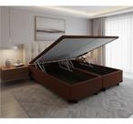 Cama Box Casal King Size Baú Bipartida 193cm X 203cm Cama Box Casal King Size Baú Bipartida 193cm X 203cm