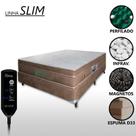 Cama Box Casal Magnético D33 Com Massageador e Controle (1,38 x 1,88 m)
