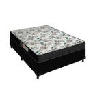 Cama Box Casal Preta Colchão 17 de Altura Veneza Portobel Cama Box Casal Preta Colchão 17 de Altura Veneza Portobel