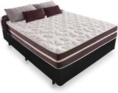 Cama Box Casal Preta Colchão de Molas Ensacadas Classic Superlastic Cama Box Casal Preta Colchão de Molas Ensacadas Classic Superlastic