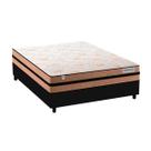 Cama Box Casal Preta Colchão Smart Milano Plumatex Flat Pillow Cama Box Casal Preta Colchão Smart Milano Plumatex Flat Pillow