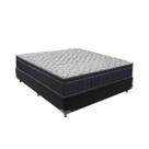 Cama Box Casal Preto e Colchão Airtech 150 D45 Ortobom Cama Box Casal Preto e Colchão Airtech 150 D45 Ortobom