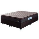 Cama Box Casal Queen Colchão Espuma D33 Pillow Top Millenium 158x198x57cm Suede Marrom Hellen
