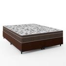 Cama Box Casal Queen Colchão Espuma Orthoface Polar 158x198x63cm Marrom - Suporta Até 120kg Por Pessoa Cama Box Casal Queen Colchão Espuma Orthoface Polar 158x198x63cm Marrom - Suporta Até 120kg Por Pessoa