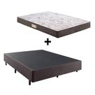 Cama Box Casal Reforçado + Colchão Ecoflex Espuma D23 Cama Box Casal Reforçado + Colchão Ecoflex Espuma D23