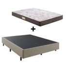 Cama Box Casal Resistente + Colchão Ecoflex Espuma D23 Cama Box Casal Resistente + Colchão Ecoflex Espuma D23