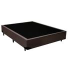 Cama Box Casal Sintético Cama Marrom 138x188x42cm