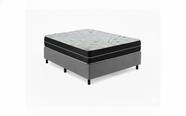Cama Box Casal Suede Cinza + Colchão Top Line Mola Bonnel Beni 60x138x188