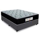 Cama Box Casal Suede + Colchão Molas Ensacadas SerenePrime Sonnolux 138x188x65
