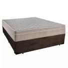 Cama Box Casal Suede + Colchão SerenePrime Molas Ensacadas 138x188x65 Marrom Cama Box Casal Suede + Colchão SerenePrime Molas Ensacadas 138x188x65 Marrom