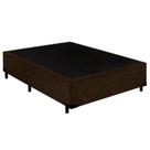 Cama Box Casal Suede Serene exclusividade na cor Marrom 138x188x40 Cama Box Casal Suede Serene exclusividade na cor Marrom 138x188x40