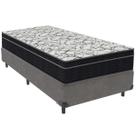Cama Box Cinza e Colchão Airtech 150 Espuma D45 Solteiro Ortobom Cama Box Cinza e Colchão Airtech 150 Espuma D45 Solteiro Ortobom