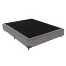Cama Box Cinza Kazamix 128x188x35