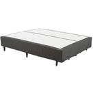 Cama Box Cinza Rajado Cosmopolita Universal Bipartido King Size 193x203