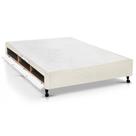 Cama Box Closet Viúva Poli Tecido Clean (128x188x27) - Castor