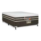 Cama Box + Colchão Casal Castor Tecnopedic Silver Star AIR One Face 138x188x72cm
