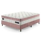 Cama Box Colchão Casal com Molas Ensacadas Master 138x188x77cm Rosê