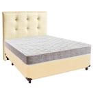 Cama Box + Colchão Casal D33 D33 Inducol + Cabeceira Estofada