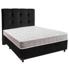 Cama Box + Colchão Casal D33 Inducol + Cabeceira
