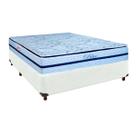 Cama Box + Colchão Casal Molas Ensacadas Paropas