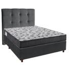 Cama Box + Colchão Casal Ortobom D33 Iso100 + Cabeceira Estofada