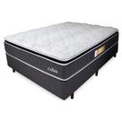 Cama Box + Colchão Casal Relaflex Crown Mola Ensacada 138x188x28cm