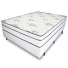 Cama Box + Colchão Casal Relaflex Mônaco Mola Ensacada 138x188x21cm Cama Box + Colchão Casal Relaflex Mônaco Mola Ensacada 138x188x21cm